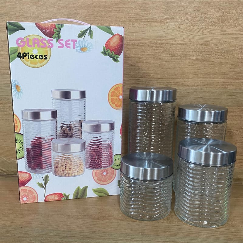 Toples Kaca Lina 4Set