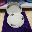 Piring Black Rose 8