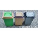 Kotak Sampah 50L Blue Shark