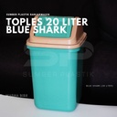 Kotak Sampah 20L Blue Shark