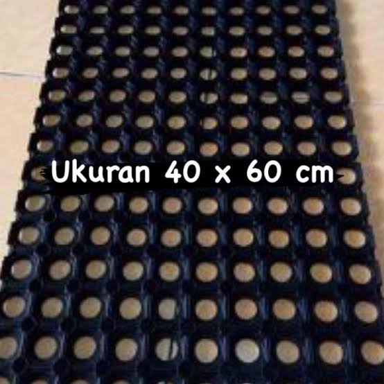 Keset Karet Bolong 40x60Cm LJR