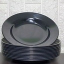 Piring Makan Melamine Black