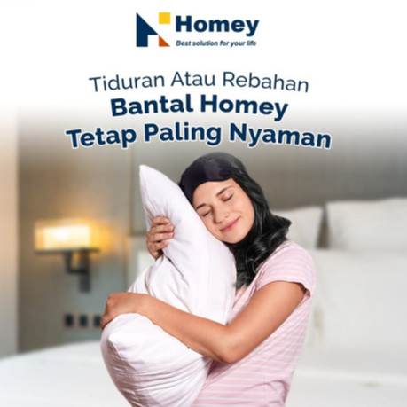 [Consu:02105] Bantal Segi Dacron Homey