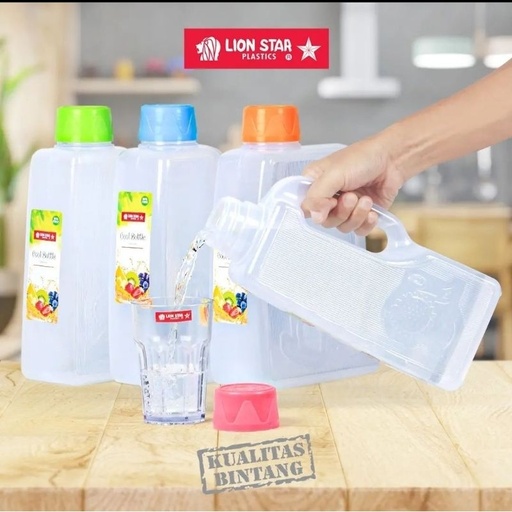 [Consu:02131] Botol Air Kulkas Gagang Flower 2L