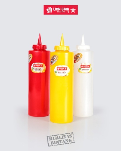 [Consu:02152] Botol Saus 425ML Bruno