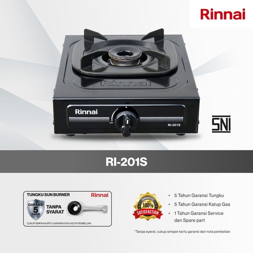 [Consu:02362] Kompor Gas 201S Rinnai 1TK