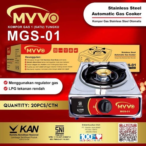 [Consu:02365] Kompor Gas Mivo 1 TK