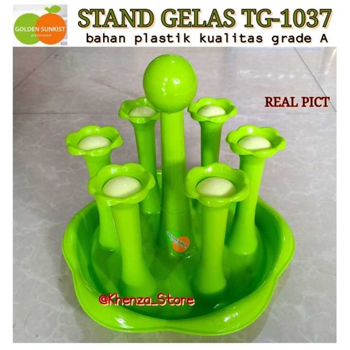 [Consu:02685] Stand Glas TG-1037 Golden