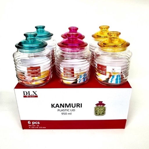 [Stora:00043] Toples Kanmuri 950ML 6set DLX