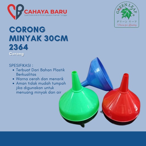 [Stora:00097] Corong 30Cm GreenLeaf